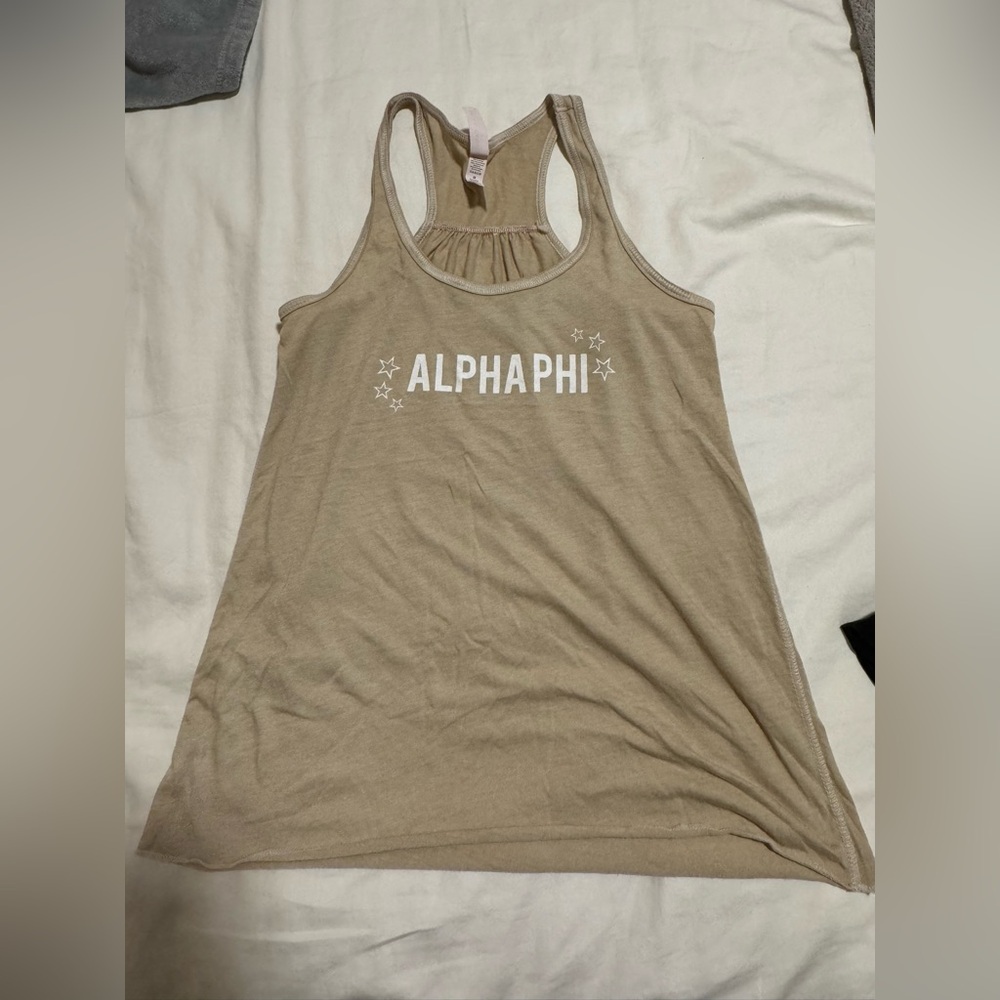 Bella + Canvas Alpha Phi Star Flowy Tank Top
